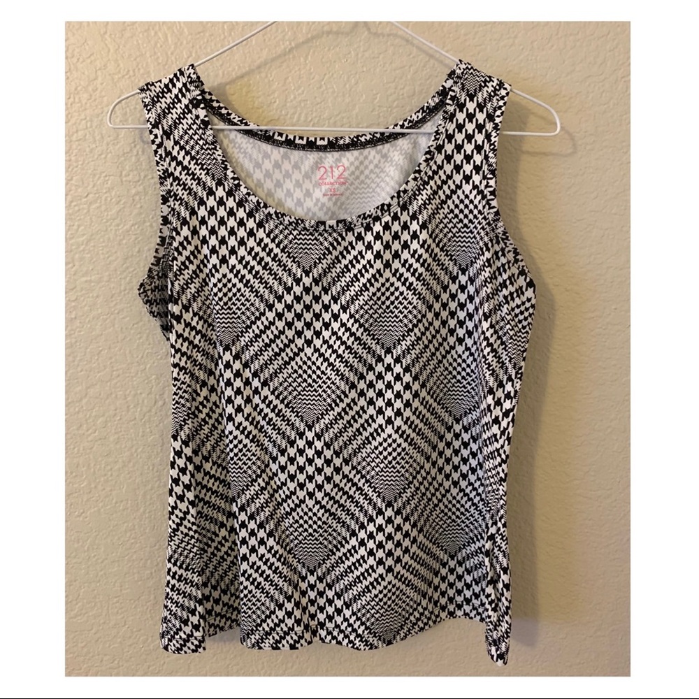 Patterned business tank top